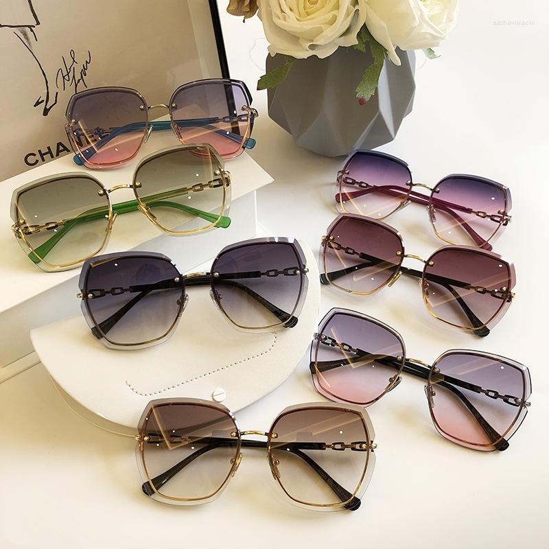 Sunglasses High Quality Rimless Square Women 2022 Brand Designer Sun Glasses Vintage Shades Female Pink Eyewear Gafas De Sol
Sunglasses High Quality Rimless Square Women 2022 Brand Designer Sun Glasses Vintage Shades Female Pink Eyewear Gafas De Sol