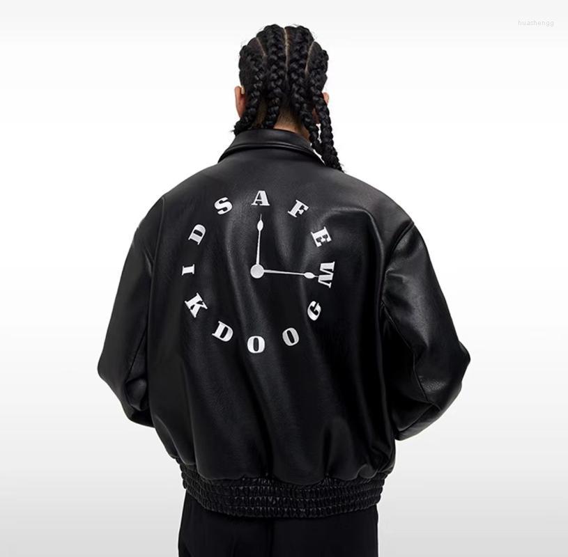 Men' Jackets Men' Ma Siwei' Co Humple Swag Leather Jacket Top Afgk Locomotive National Fashion Hip HopMen, Black
Men' Jackets Men' Ma Siwei' Co Humple Swag Leather Jacket Top Afgk Locomotive National Fashion Hip HopMen, Black