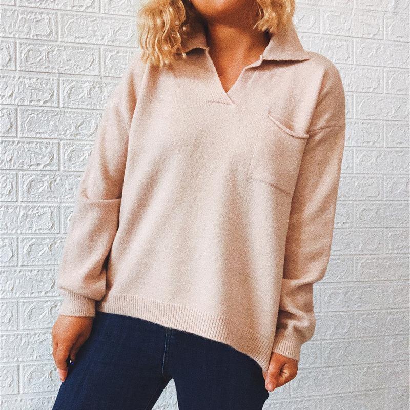 Women' Sweaters Women' Lapel Neck Jumper 2022 Winter Women Sweater Pullover Knit Loose Striped Pull Korean Style Knitwear Casual Top, Blue
Women' Sweaters Women' Lapel Neck Jumper 2022 Winter Women Sweater Pullover Knit Loose Striped Pull Korean Style Knitwear Casual Top, Blue