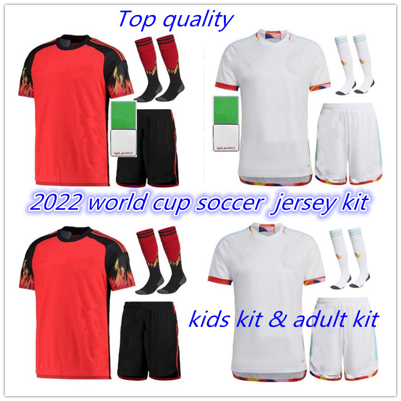 2022 Belgium Soccer Jersey kids kit and adult set hazard COURTOIS LUKAKU TIELEMANS 22 23 Michy Batshuayi Kevin De Bruyne men kids Football Shirt jerseys Kits
2022 Belgium Soccer Jersey kids kit and adult set hazard COURTOIS LUKAKU TIELEMANS 22 23 Michy Batshuayi Kevin De Bruyne men kids Football Shirt jerseys Kits