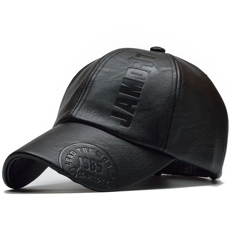 Ball Caps NORTHWOOD High Quality WInter PU Leather Baseball Men Hat Casquette Gorras Para Hombre Mens Trucker 220920
