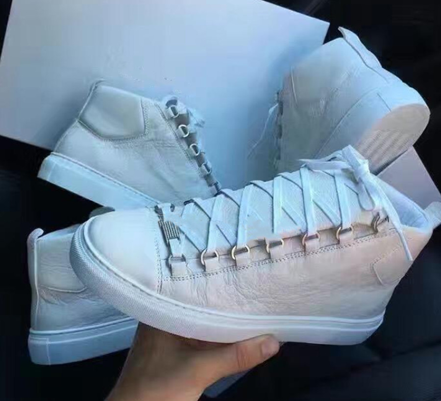 Casual Shoes Runner Flats Sneakers High Top Shoe Trainers Classic Leather Women Arena Fashion Lace Up With Boxes Size 38-46
Casual Shoes Runner Flats Sneakers High Top Shoe Trainers Classic Leather Women Arena Fashion Lace Up With Boxes Size 38-46