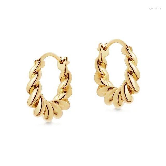 Hoop Earrings Silver Gold Color Rope Chain Twist Band Earring Wholesale Simple Fashion Women Jewelry
Hoop Earrings Silver Gold Color Rope Chain Twist Band Earring Wholesale Simple Fashion Women Jewelry