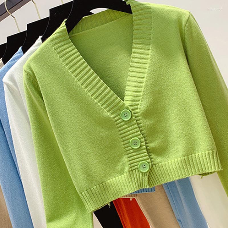 Women's Knits Cardigan Autumn Long Flare Sleeve Short Sweater Women Ribbed Knitted Cotton Tops Black White Ladies Soft Outwear Female
Women's Knits Cardigan Autumn Long Flare Sleeve Short Sweater Women Ribbed Knitted Cotton Tops Black White Ladies Soft Outwear Female