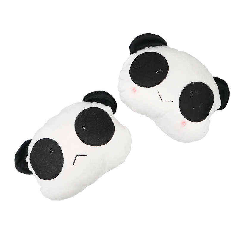 Cushions 1Pc/ 2Pcs toon Pillow Cute Panda Headrest Support Neck Cushion Head Rest Bone Seat Cover Car Accessories 0919