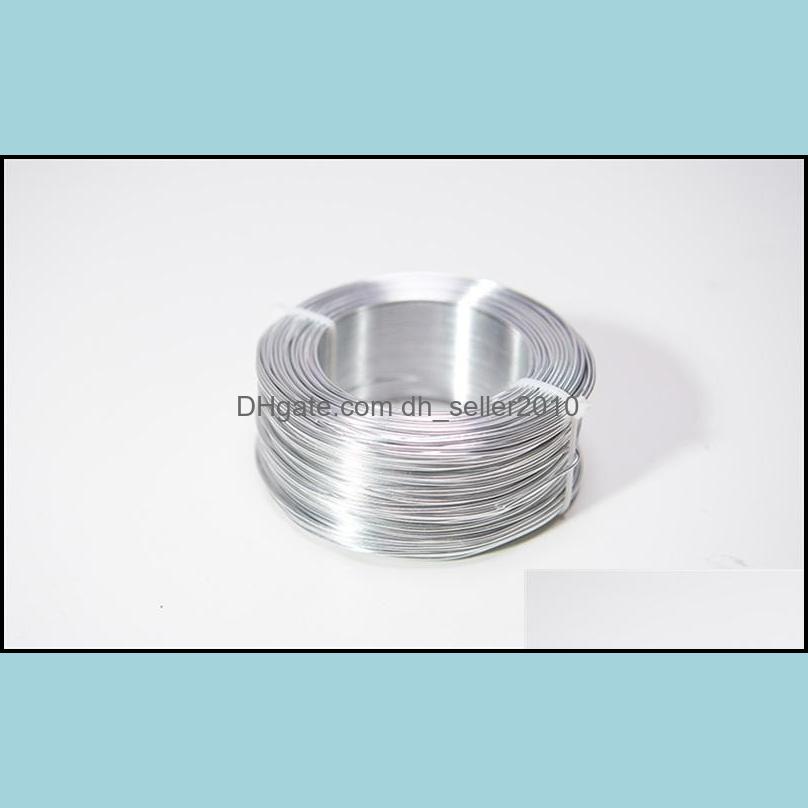 Other 1Mm/1.5Mm/2Mm/2.5Mm Aluminum Wire Jewelry Findings For Making Diy Craft Sier Gold Plated Beading 104 D3 Drop Delivery 2021 Compo Dheij