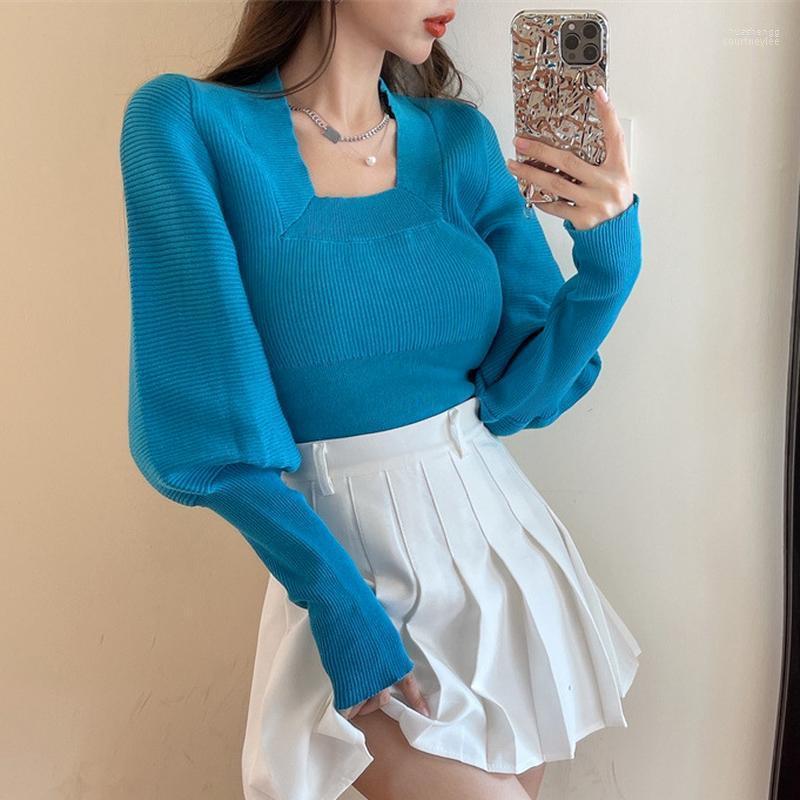 Women's Sweaters Women's Autumn Square Collar Knitted Pullovers Women Fashion Chic Puff Sleeve Cropped Sweater 2022 Elegant Sueter, Green
Women's Sweaters Women's Autumn Square Collar Knitted Pullovers Women Fashion Chic Puff Sleeve Cropped Sweater 2022 Elegant Sueter, Green