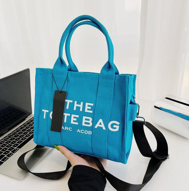 2022 Marc The Tote Bag Famous Designer Cool Practical Large Capacity Shoulder Handbag Women Great Coin Purse Crossbody Casual Square Canvas Wallet Y062108