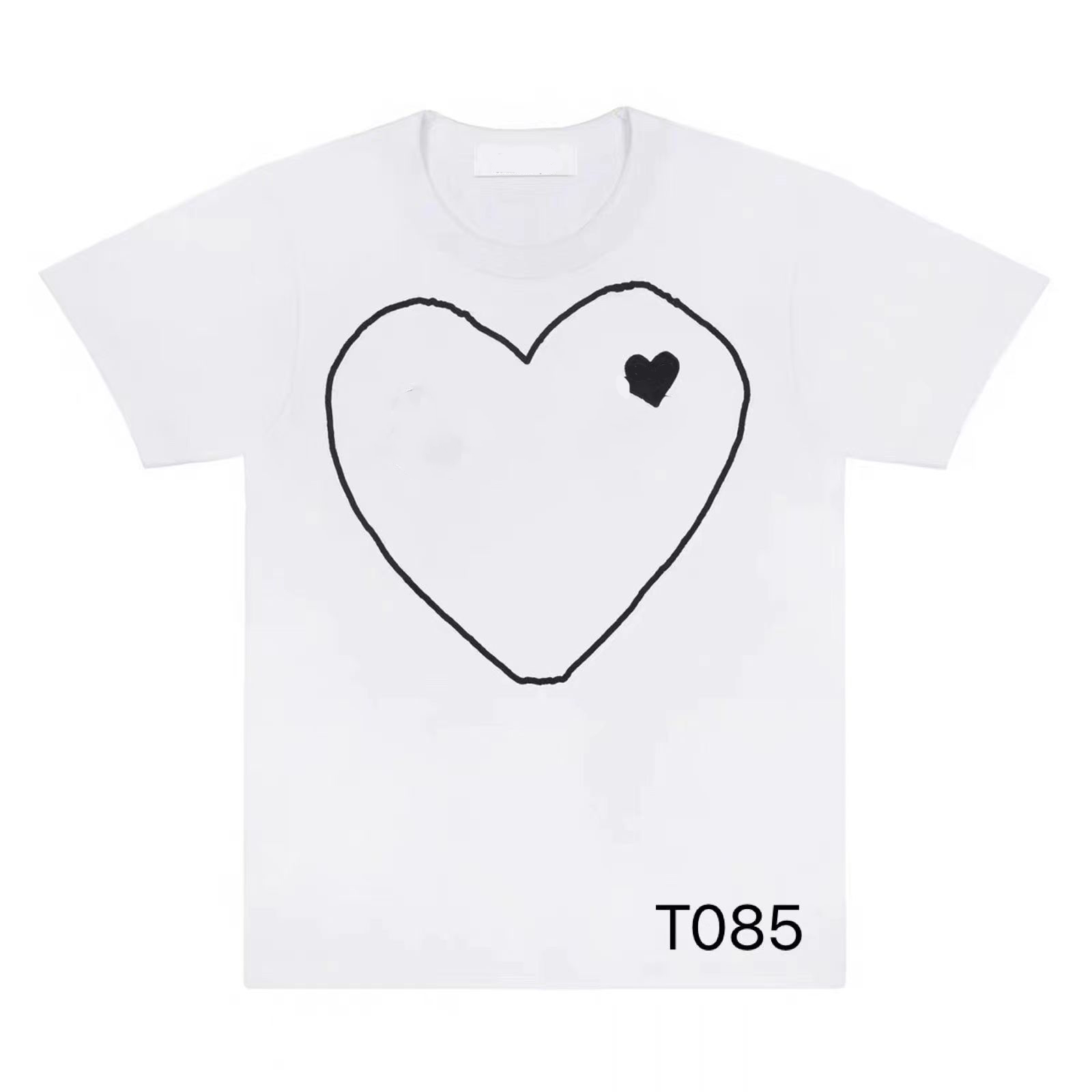 Designer Men's T-Shirts Casual Women's Play Des Badge Garcons Quality Print Short Sleeve Short T-Shirt Couple Hearts Tshirt GR7T
Designer Men's T-Shirts Casual Women's Play Des Badge Garcons Quality Print Short Sleeve Short T-Shirt Couple Hearts Tshirt GR7T