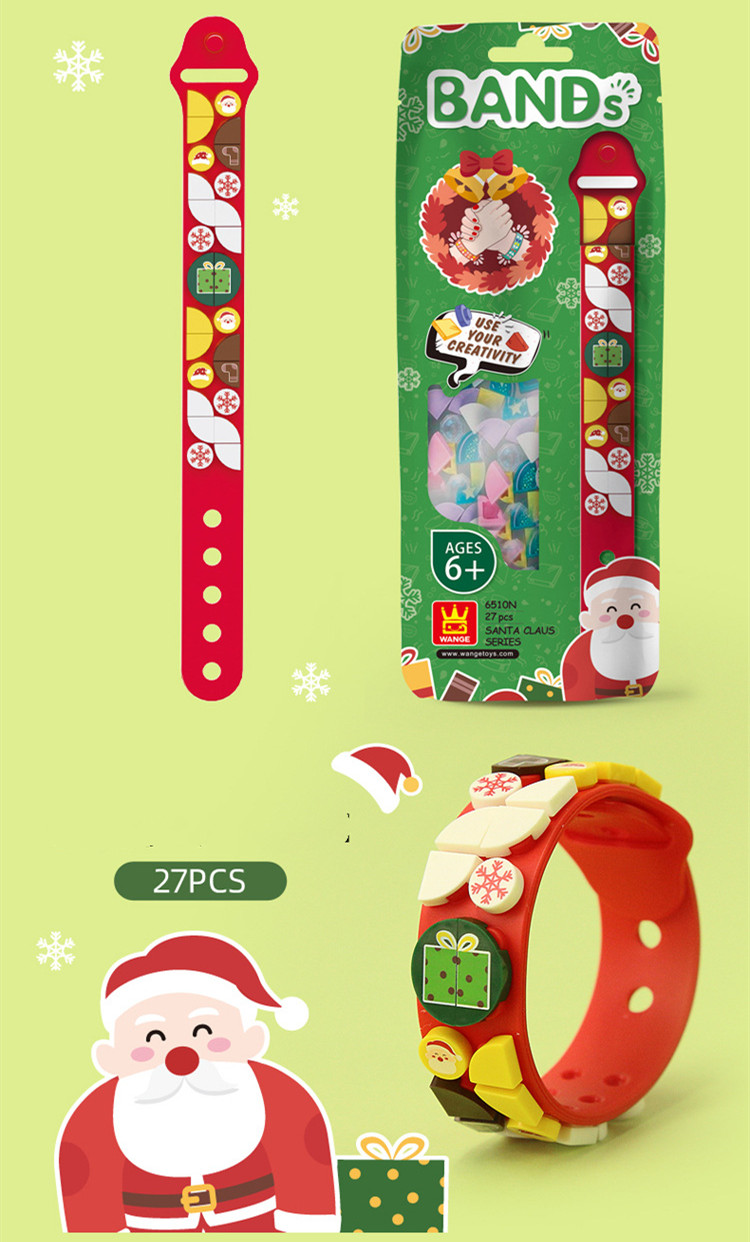 Christmas Building Blocks Toys Fun Wrist Bracelet Small Particle Bag Brick Sets Kids Puzzle Assembled Toy Holiday Gift
Christmas Building Blocks Toys Fun Wrist Bracelet Small Particle Bag Brick Sets Kids Puzzle Assembled Toy Holiday Gift