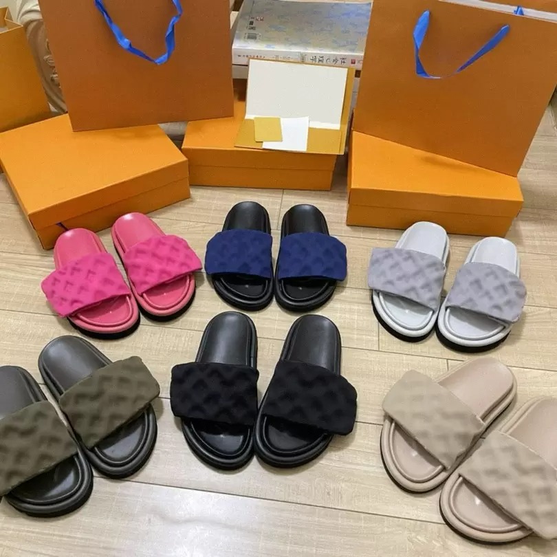 Comfort Embossed Mules Designer Slippers Men Sandals Women Shoes Beach Slides Luxury Pool Pillow Copper Beige Deep Blue Triple Black Navy Rose Pink White Printed, 09
Comfort Embossed Mules Designer Slippers Men Sandals Women Shoes Beach Slides Luxury Pool Pillow Copper Beige Deep Blue Triple Black Navy Rose Pink White Printed, 09