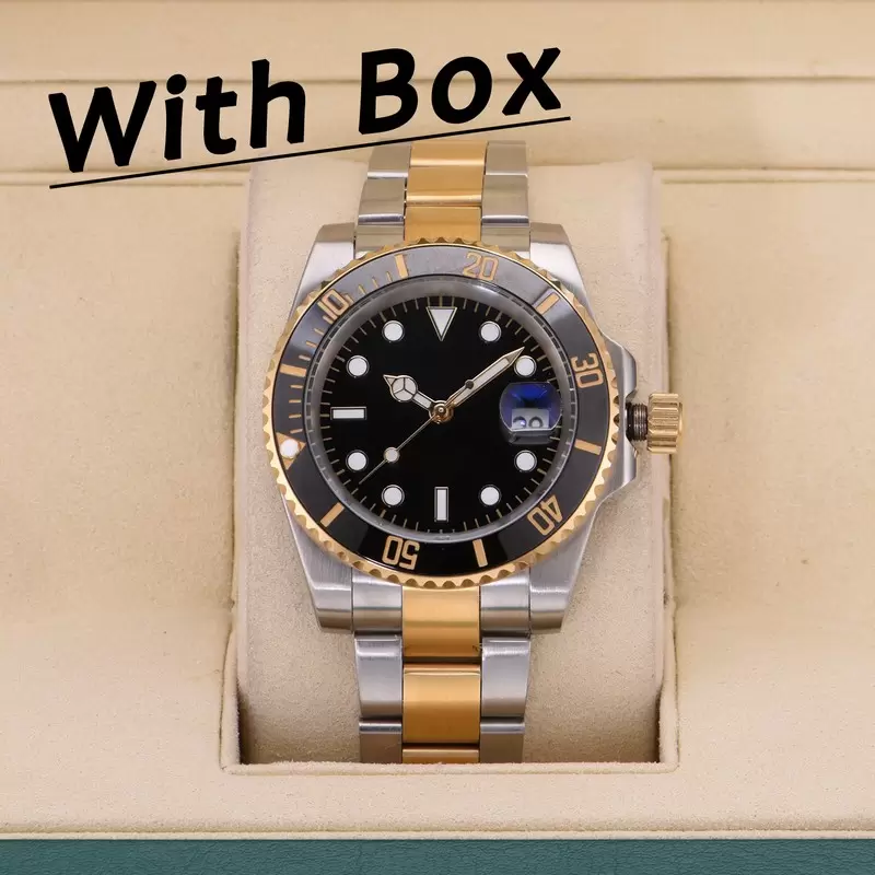 Ceramic Bezel Mens watches 41MM Automatic Mechanical 2813 Movement Watch Luminous Sapphire Waterproof Sports Self-wind Fashion Wristwatches montre de luxe, Color 4
Ceramic Bezel Mens watches 41MM Automatic Mechanical 2813 Movement Watch Luminous Sapphire Waterproof Sports Self-wind Fashion Wristwatches montre de luxe, Color 4