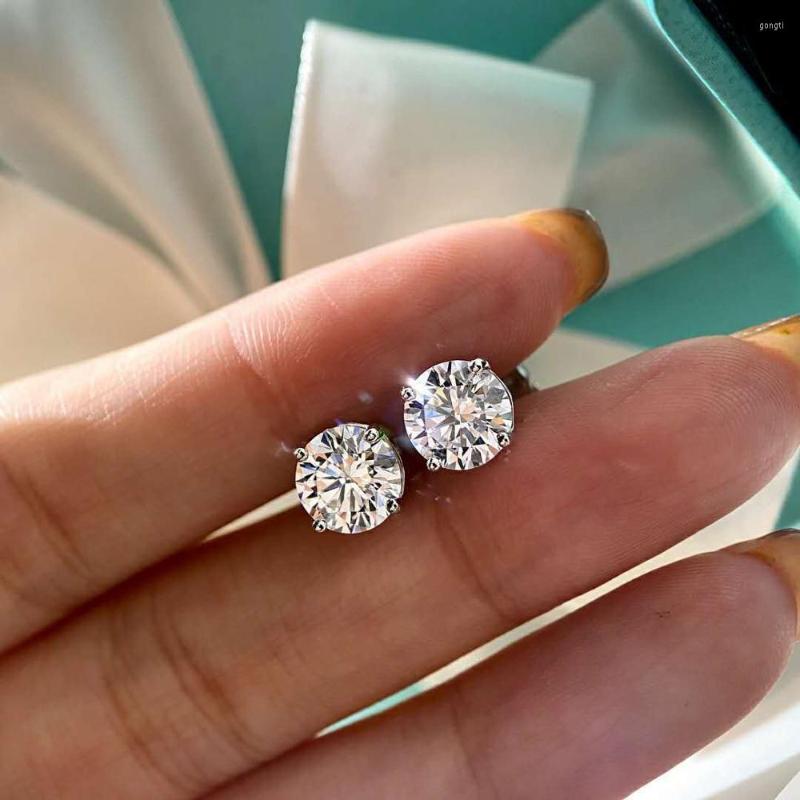 Stud Earrings Solitaire 5/9mm Lab Diamond Earring Real White Gold Filled Party Wedding For Women Men Engagement Jewelry
Stud Earrings Solitaire 5/9mm Lab Diamond Earring Real White Gold Filled Party Wedding For Women Men Engagement Jewelry