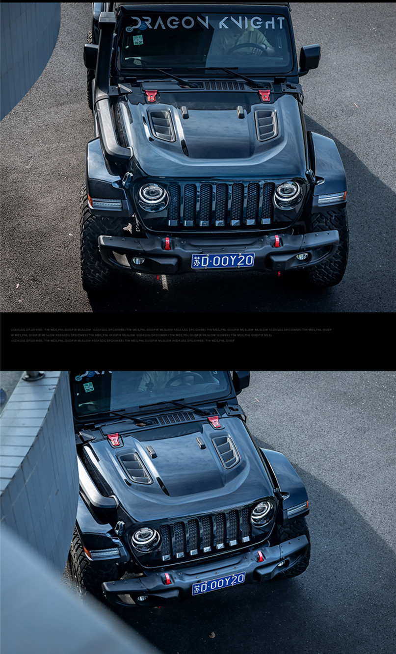 High Beam Headlight for Jeep Wrangler LED Headlight 20 18-2021 DRL Angel Eye Turn Signal Head Lamp Driving Lights