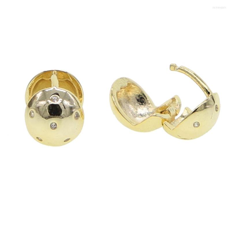 Hoop Earrings Cz Inset Round Ball Earring Gold Simple Geometric Fashion Jewelry For Women Lady
Hoop Earrings Cz Inset Round Ball Earring Gold Simple Geometric Fashion Jewelry For Women Lady