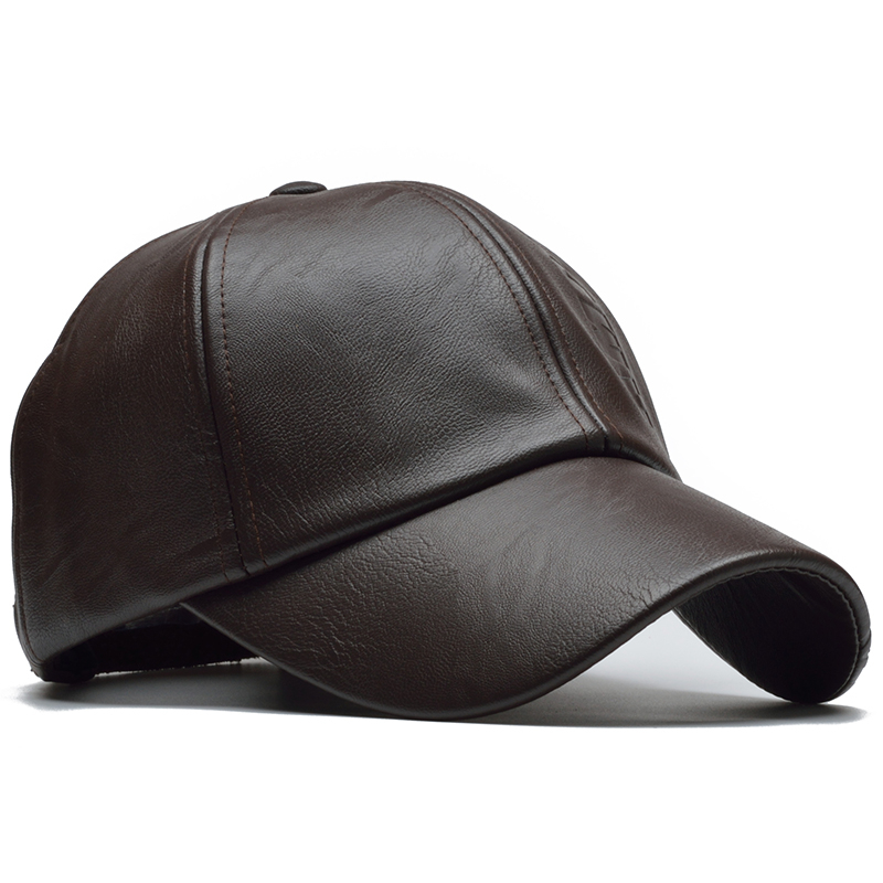 Ball Caps NORTHWOOD High Quality WInter PU Leather Baseball Men Hat Casquette Gorras Para Hombre Mens Trucker 220920