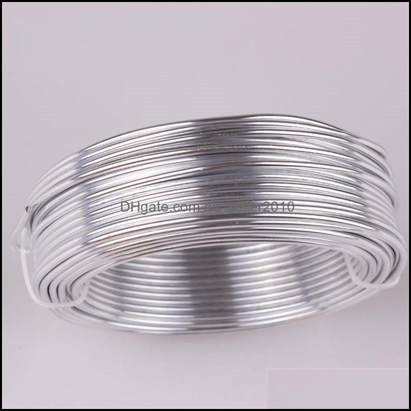 Other 1Mm/1.5Mm/2Mm/2.5Mm Aluminum Wire Jewelry Findings For Making Diy Craft Sier Gold Plated Beading 104 D3 Drop Delivery 2021 Compo Dheij
