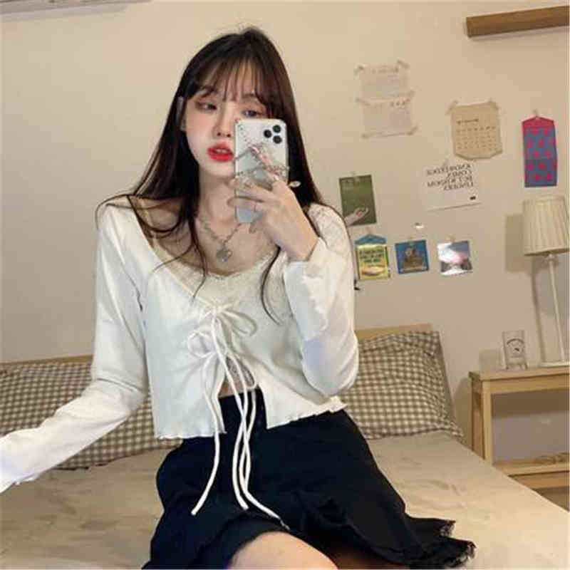 Women's Sweaters Women Vests Solid Hot Slim Bandage Design Crop Tops Stylish Streetwear Teens AlleMatch Sweet Beautiful Knitted Basic ZY5973 J220