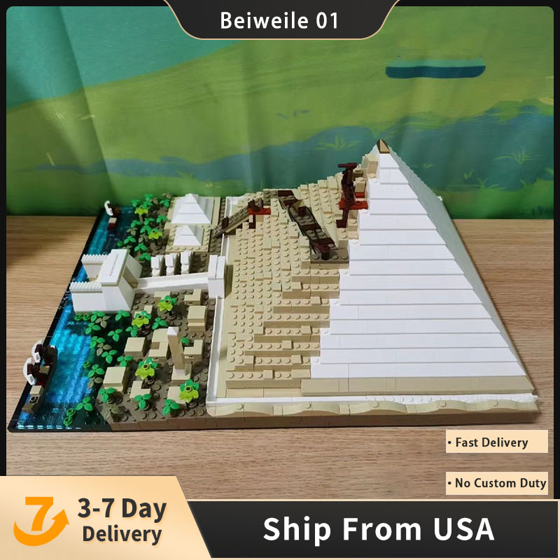 The Great Pyramid of Giza 1476PCS Building Blocks Bricks Toys 6111 Creator Famous Architectural Series Compatible with 21058
The Great Pyramid of Giza 1476PCS Building Blocks Bricks Toys 6111 Creator Famous Architectural Series Compatible with 21058