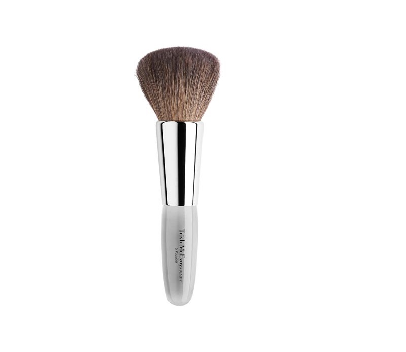 Trish McEvoy #5 Loose Powder Mineral Brush Wool Animal Hair Makeup Brush