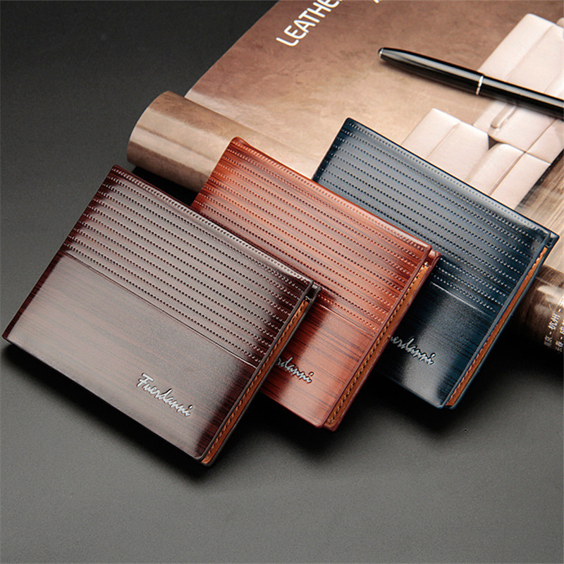 Luxury Designer Men039s Short Compact Multiple Wallet Mono Gram Canvers Receipt Brand Name Bifold wallets