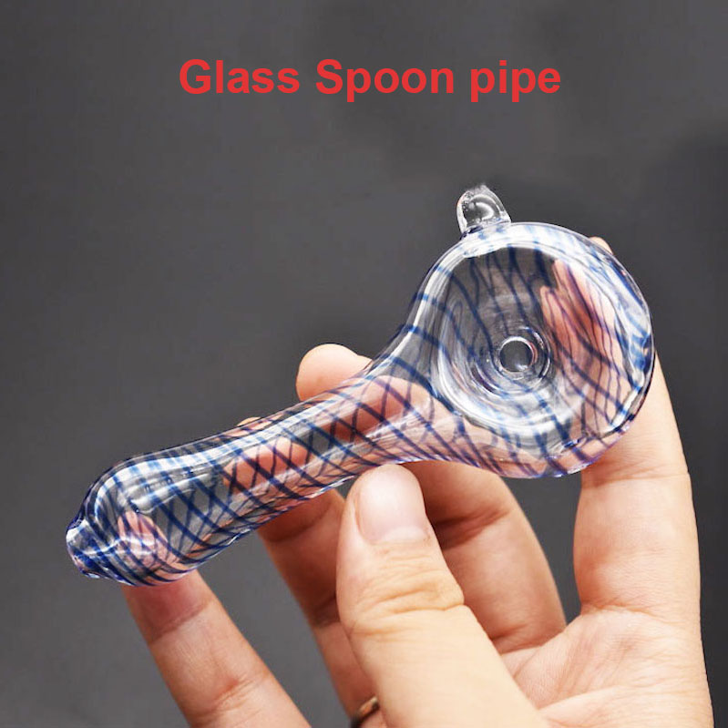 Smoking tobacco Pipe Wholesale 97mm colorful Glass hand spoon pipes for dry herb water dab rig bong
Smoking tobacco Pipe Wholesale 97mm colorful Glass hand spoon pipes for dry herb water dab rig bong