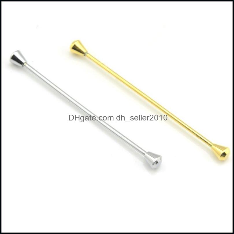 Tie Clips Fashion Mens Brooch Business Tie Collar Pin Brooches Ties Stick Lapen Shirt With Collars Bars Jewelry Wedding Clips 153 H1 Dhfye