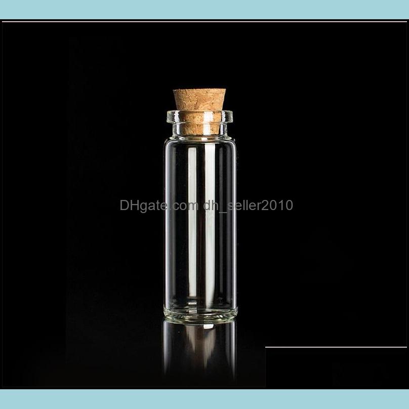 Other 4-55Ml Mini Diy Cute Small Cork Stopper Glass Vial Jars Containers Bottle Drift Pendant Empty C3 Drop Delivery 2021 Jewelry Fin Dhjxn
