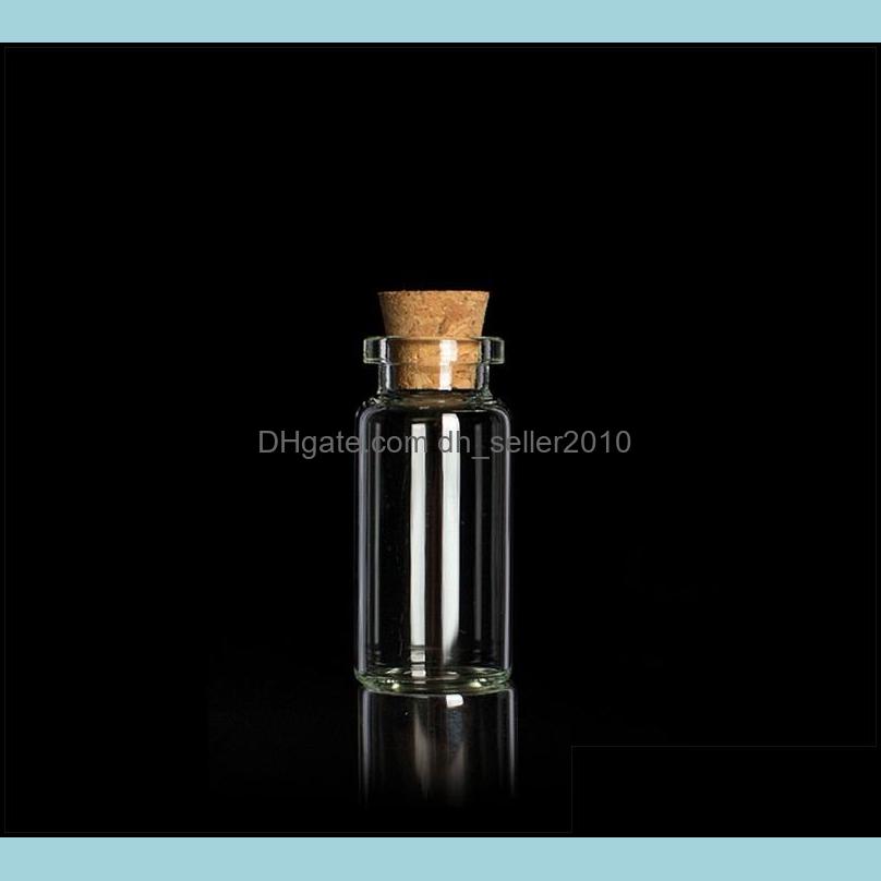 Other 4-55Ml Mini Diy Cute Small Cork Stopper Glass Vial Jars Containers Bottle Drift Pendant Empty C3 Drop Delivery 2021 Jewelry Fin Dhjxn