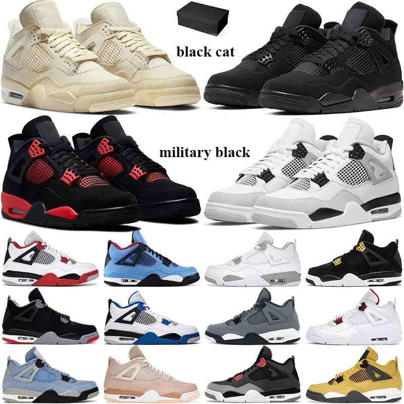 Jumpman 4s Basketball Shoes Guava Ice Red Thunder Military Black Motorsports Mushroom University Blue Tattoo Men Women Sports Shoes Size 36-47.5, 11
Jumpman 4s Basketball Shoes Guava Ice Red Thunder Military Black Motorsports Mushroom University Blue Tattoo Men Women Sports Shoes Size 36-47.5, 11