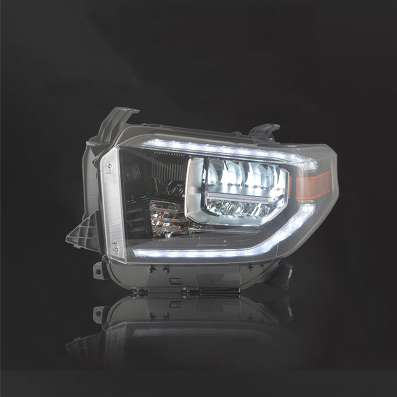 2 PCS Car Lights Parts for Toyota Tundra 20 04-20 18 Head lamps Full LED Headlight LED Dual Projector FACELIFT