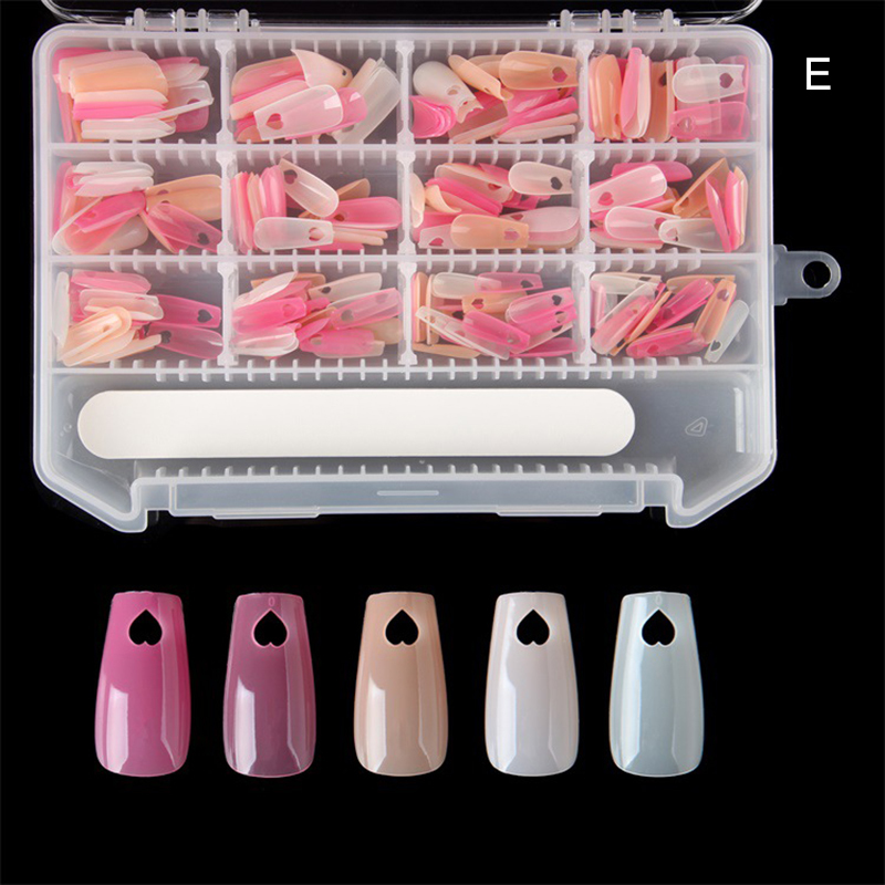 False Nails 240pcsbox Gel X Nails Extension System Full Cover Sculpted Base Color Stiletto Medium False Nail Tips Flexible Coffin Fake Nail 220921
