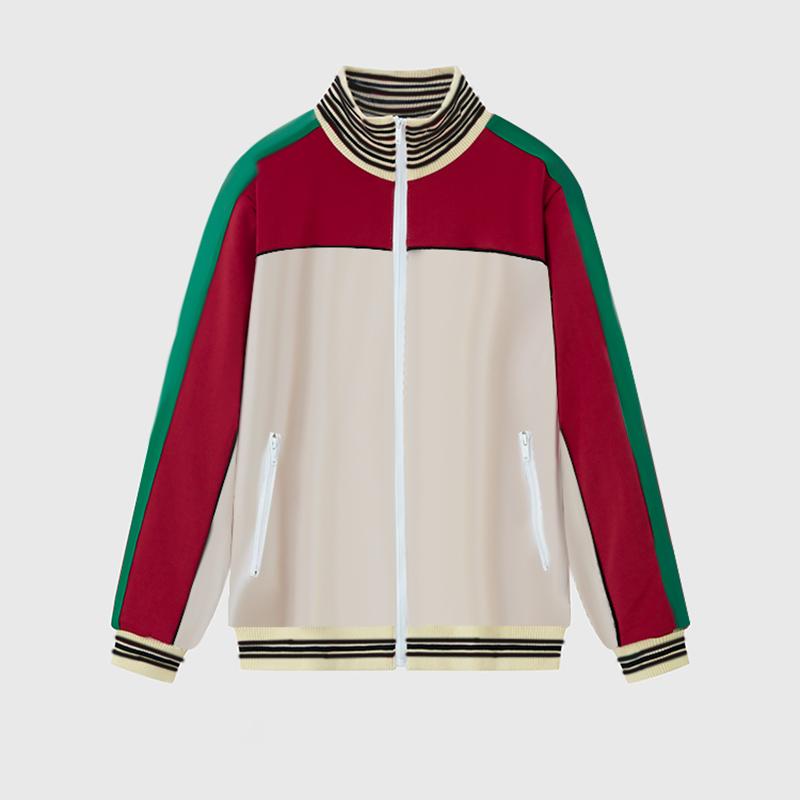 Designer Mens Fashion Jackets Contrasting Colors Jacket Woman Casual Zipper Hooded Coats Letter Print Long Sleeve Unisex Train Outerwear, Customize
Designer Mens Fashion Jackets Contrasting Colors Jacket Woman Casual Zipper Hooded Coats Letter Print Long Sleeve Unisex Train Outerwear, Customize