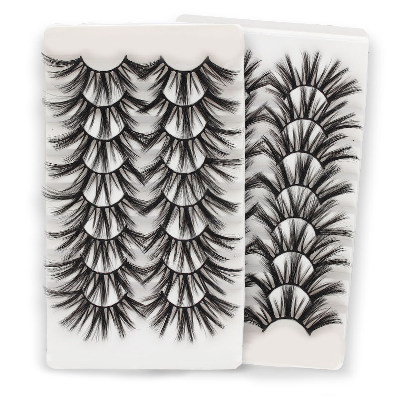 Sexy 100% Handmade 3D False Eyelashes Beauty Thick Long Falses Dramatic Fake Eye Lashes Makeup Eyelash Extension 8 Pairs/Lot
Sexy 100% Handmade 3D False Eyelashes Beauty Thick Long Falses Dramatic Fake Eye Lashes Makeup Eyelash Extension 8 Pairs/Lot