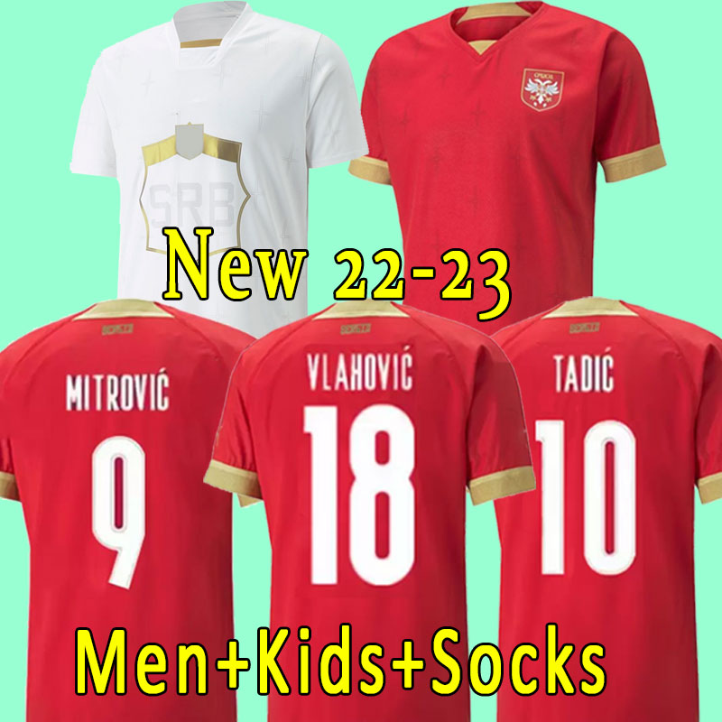 22 23 Serbia Soccer Jersey 2022 2023 MILIVOJEVIC MITROVIC TADIC JOVIC KOLAROV Kostic Vlahovic SERGEL MATIC national football team Uniforms Men Shirts, 22-23 home+patch
22 23 Serbia Soccer Jersey 2022 2023 MILIVOJEVIC MITROVIC TADIC JOVIC KOLAROV Kostic Vlahovic SERGEL MATIC national football team Uniforms Men Shirts, 22-23 home+patch