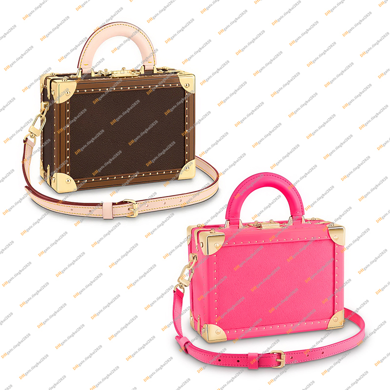 Ladies Fashion Designe Luxury PETITE VALISE Cosmetic Bag Box Toiletry Box Handbag TOTE Shoulder Bags Crossbody High Quality TOP 5A M20468 DLJP, Brown flower / with dust bag
Ladies Fashion Designe Luxury PETITE VALISE Cosmetic Bag Box Toiletry Box Handbag TOTE Shoulder Bags Crossbody High Quality TOP 5A M20468 DLJP, Brown flower / with dust bag