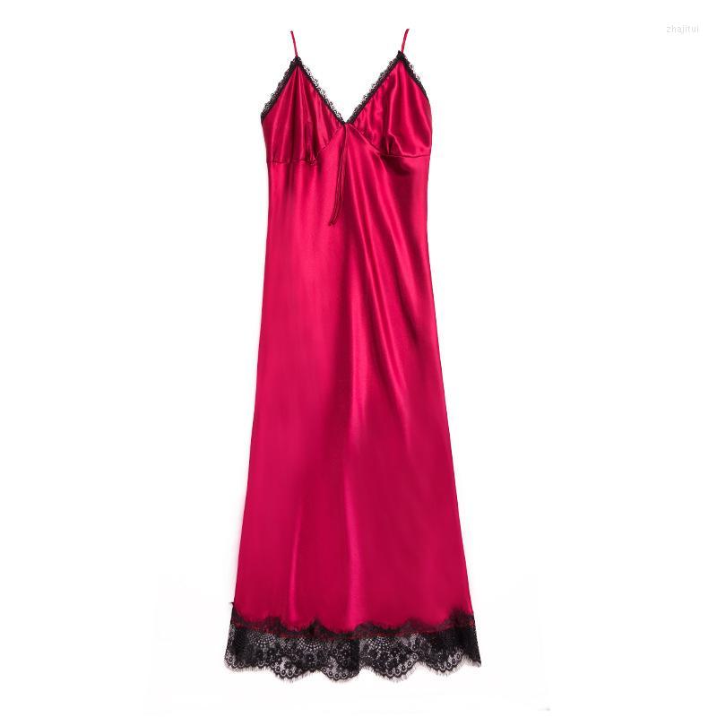 Women' Sleepwear Women' Ice Silk Pajamas Lady Summer Long Sexy Lace Halter Nightdress Home Clothing Wholesale WomenWomen, Blue
Women' Sleepwear Women' Ice Silk Pajamas Lady Summer Long Sexy Lace Halter Nightdress Home Clothing Wholesale WomenWomen, Blue