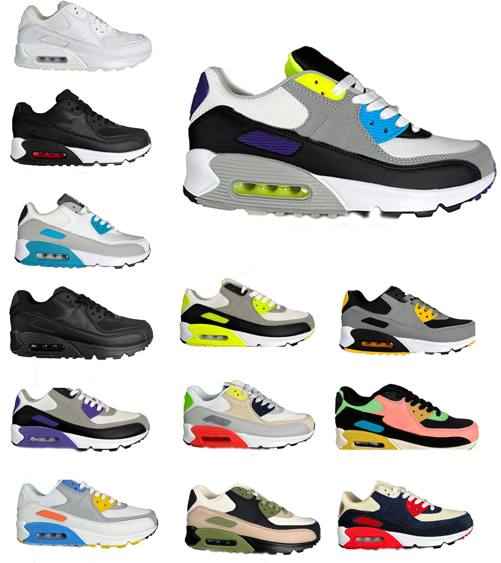 90 Running Shoes 90S Low trainers Men Women Sports 2022 Training sneakers 2022 Classic walking lifestyle sportswear popular boot for gym s Triple White Black Red, Pay for box
90 Running Shoes 90S Low trainers Men Women Sports 2022 Training sneakers 2022 Classic walking lifestyle sportswear popular boot for gym s Triple White Black Red, Pay for box