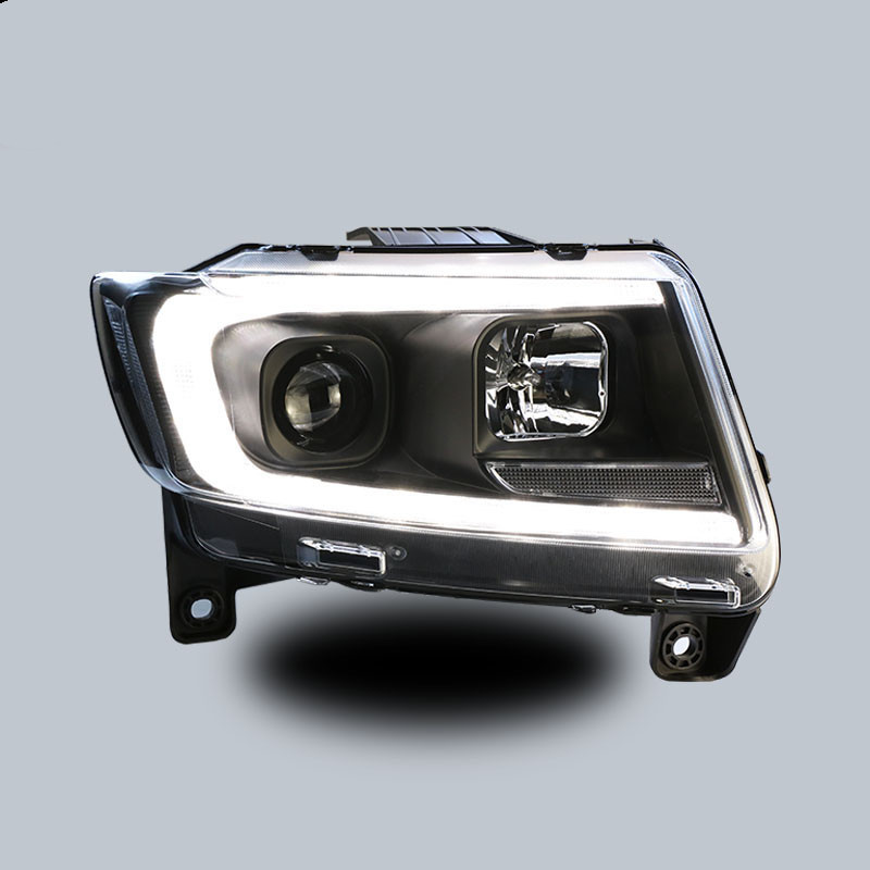 Car Styling Head Lights For Grand Cherokee 20 11-20 15 Headlights DRL Turn Signal High Beam Front Lamp Projector
