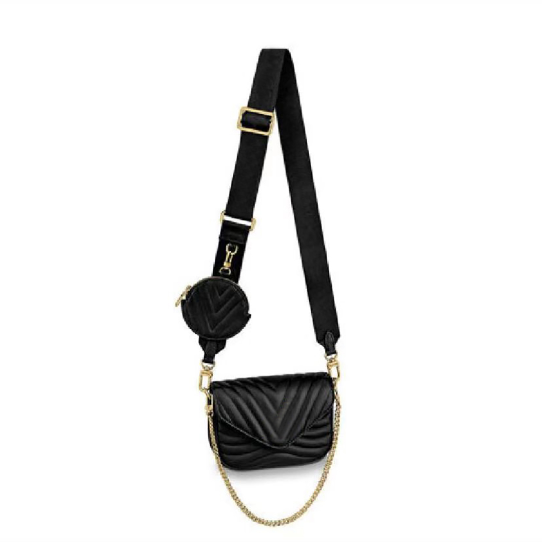 Shoulder Bags Designer bag high quality PU leather ladies handbag fashion chain women's messenger shoulder bag wallet, Black
Shoulder Bags Designer bag high quality PU leather ladies handbag fashion chain women's messenger shoulder bag wallet, Black