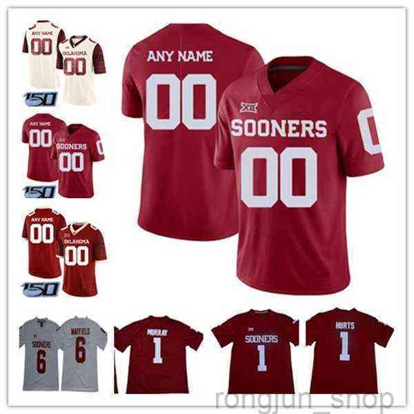 Jersey Custom Oklahoma Sooners Football #1 Jalen Hurts Jerseys 1 Kyler Murray #6 Baker Mayfield Red White Any Name Number NCAA Jerseys 150TH, White 150 th
Jersey Custom Oklahoma Sooners Football #1 Jalen Hurts Jerseys 1 Kyler Murray #6 Baker Mayfield Red White Any Name Number NCAA Jerseys 150TH, White 150 th