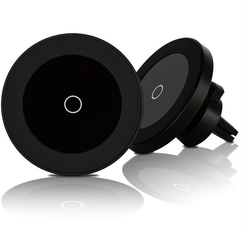 2 in 1 Car Wireless Fast Charger 10W Desk Magnetic Holder Air Vent Stand for iPhone 14 13 8 X XS Max Samsung Galaxy S6 S7 S8 Plus