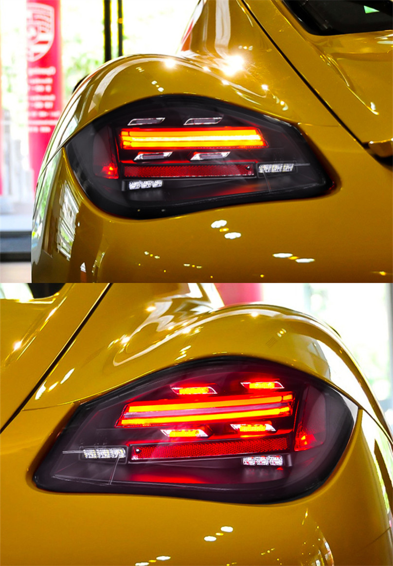 Auto Styling Taillights for Porsche Cayman 2009-2013 BOXSTER 987.2 Dynamic Turn Signal LED Brake Reversing Running Light