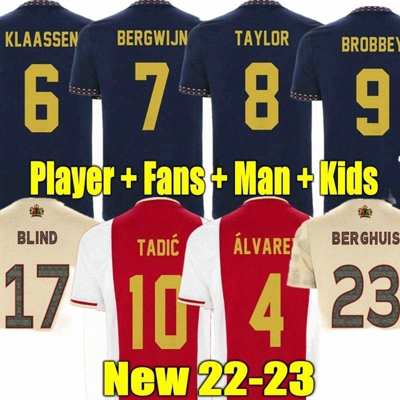 tadic 21 22 23 Soccer Jersey fans player BASSEY BERGHUIS HALLER Third black Kit BLIND KLAASSEN TAYLOR 2022 2023 football shirts men kids uniforms BERG r6o4#
tadic 21 22 23 Soccer Jersey fans player BASSEY BERGHUIS HALLER Third black Kit BLIND KLAASSEN TAYLOR 2022 2023 football shirts men kids uniforms BERG r6o4#