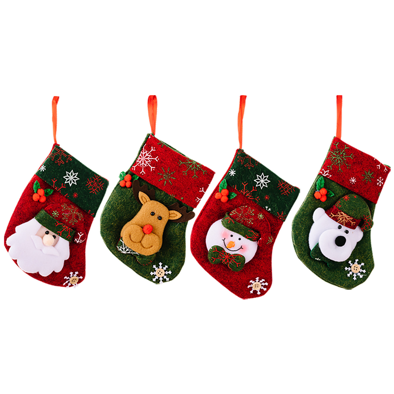Mini Christmas Stockings Xmas Tree Ornaments Decorations Santa Claus Snowman Reindeer Gift Card Silverware Holders XBJK2209
Mini Christmas Stockings Xmas Tree Ornaments Decorations Santa Claus Snowman Reindeer Gift Card Silverware Holders XBJK2209