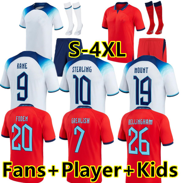 22 23 S-4XL soccer jersey KANE STERLING RASHFORD ENGLANDS GREALISH MOUNT SANCHO SAKA national football top soccer shirt men kids kit fans Player version sets uniform, 2022 home
22 23 S-4XL soccer jersey KANE STERLING RASHFORD ENGLANDS GREALISH MOUNT SANCHO SAKA national football top soccer shirt men kids kit fans Player version sets uniform, 2022 home
