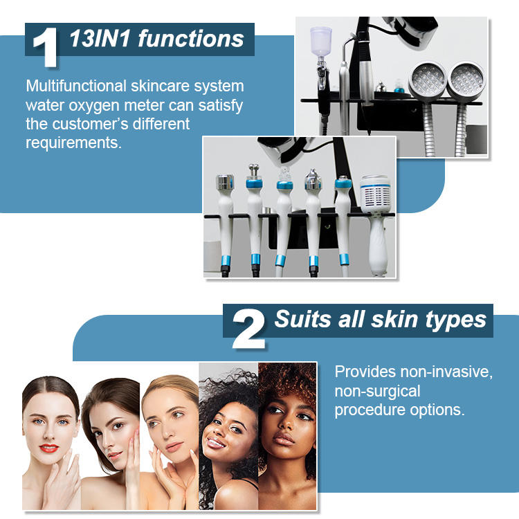 Microdermabrasion Beauty Machine Hydra Dermabrasion Aqua Peeling Spa Beauty Machine Oxygen Jet Peel Equipment