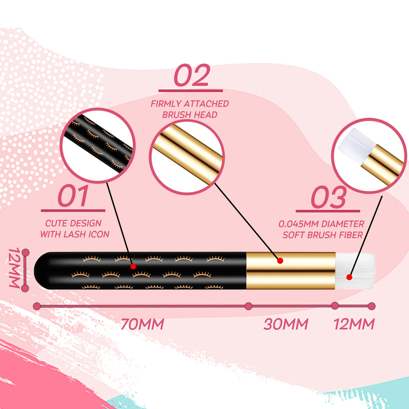 Makeup Tools 30 Pieces Lash Shampoo Brushes Empty Soap Bottle Set Include 10 Eyelash Mascara 10 Peel Off Blackhead Nose Cleanse 220921