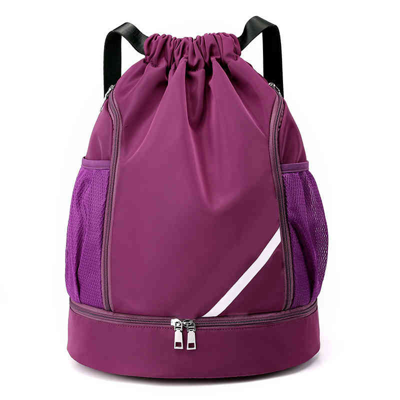 Backpack Style Soccer Drawstring Bag for Girls Football Repeat Black Hoops Player Gift Sport Pack Cinch Sack Water Proof 220921