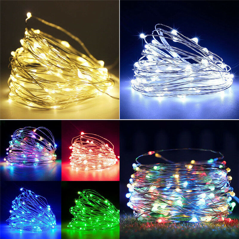 2M 3M 5M Led String Lights Chain Copper Wire USB Or Battery Powered led Fairy Light For Christmas Lightings Wedding Party D2.5